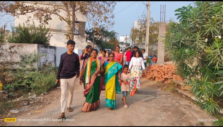 వేములవాడ 11వ వార్డులో కాంగ్రెస్ అభ్యర్థి సరిపెల్లి అర్చన నరేష్ విస్తృత ప్రచారం – ప్రజల నుంచి అపూర్వ స్పందన…..