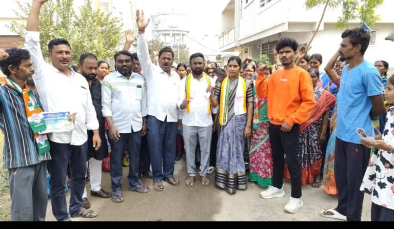 10వ వార్డులో మార్పుకు నాంది – సంగీత శ్రీకాంత్ ప్రజా ప్రస్థానంసమస్యల పరిష్కారమే లక్ష్యంగా సిరిగిరి  సంగీత శ్రీకాంత్ ప్రజా ప్రస్థానం